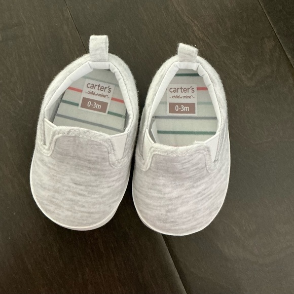 Carter's Gray Baby Walker Slip-On Shoes - Picture 1 of 1